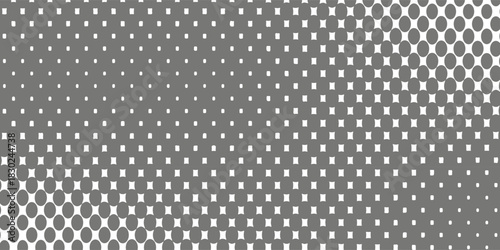 black color halftone gradient texture. Vanishing cartoon polka dot background. Repeating dotted gradation pattern. Fading comic pop art overlay backdrop. Raster halftone effect wallpaper. Vector