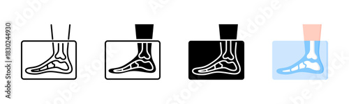 X-Ray Icon, Multi Styles Icon Set