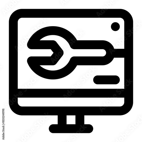 icon service with style outline