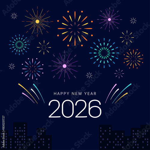 2026년 새해 일러스트