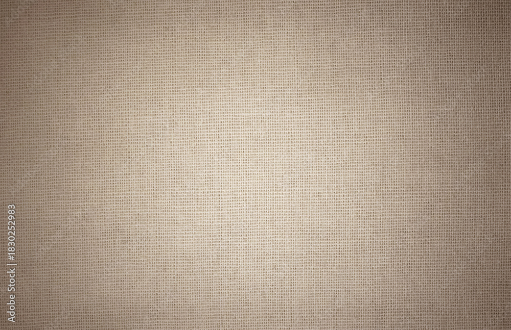 Fototapeta premium Brown cotton fabric texture background, seamless pattern of natural textile.
