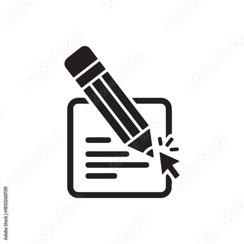Free Download Filled icon of a tool for drawing, writing, or editing content.
 - GFXLoad