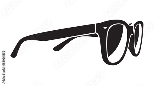 Stylish sunglasses silhouette protecting eyes from summer sun, essential accessory for beach days and sunny vacations, perfect for fashion blogs or travel promotions