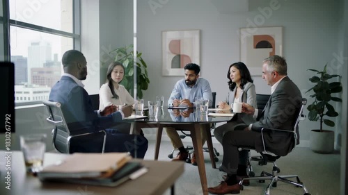 Business Meeting Collaboration Teamwork Office