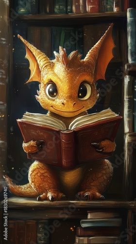 chinese dragon statue on the wall, Generative AI