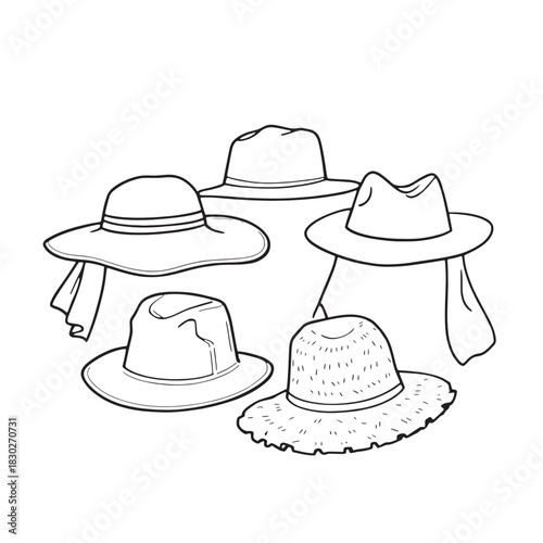 UV Protection Hat Perfect for Outdoor Summer Adventures