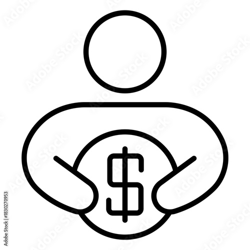 Personal Finance outline icon