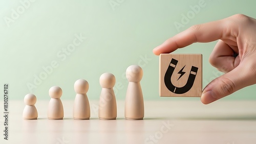 Conceptual business strategy for customer attraction and marketing influence