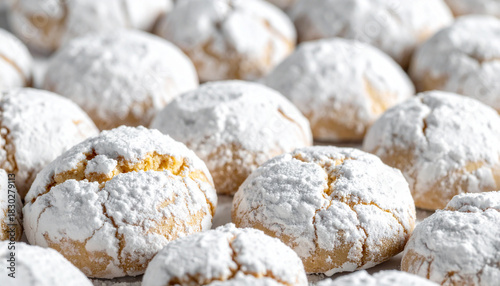 Powdered Sugar Crinkle Cookies Texture