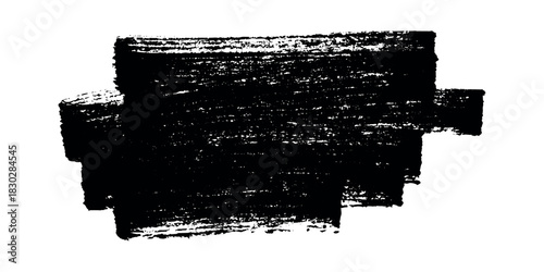 Brush paint stroke texture swatch Hand painted background Ink scribble dab clipart Paint smudge for tags and stamps design