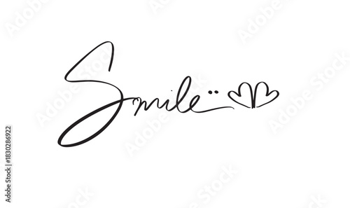 Smile love heart shape blackcolor object icon text font calligraphy hand written lettering script black color object icon smiley smile happy love heart icon happy valentine day positive smile holiday 