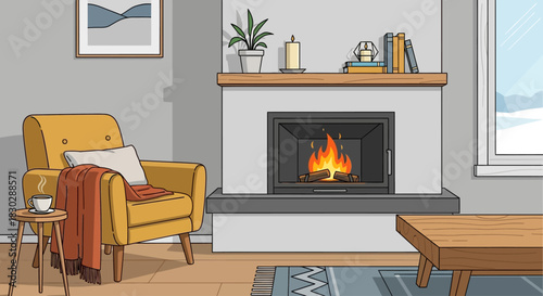 fireplace