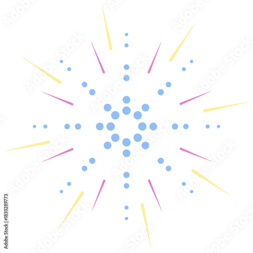 abstract colorful fireworks starburst lights 