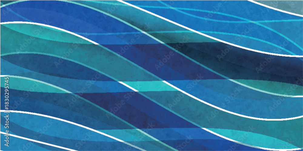 Naklejka premium 和柄 青 模様 背景