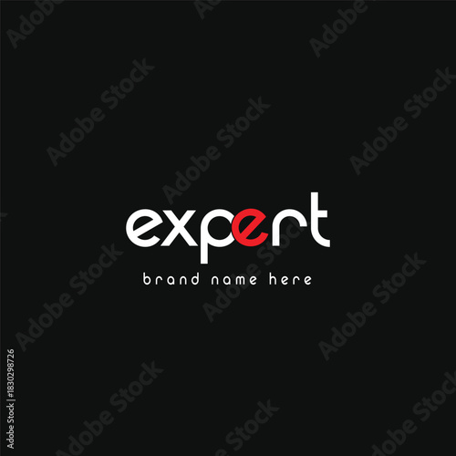 expert text logo