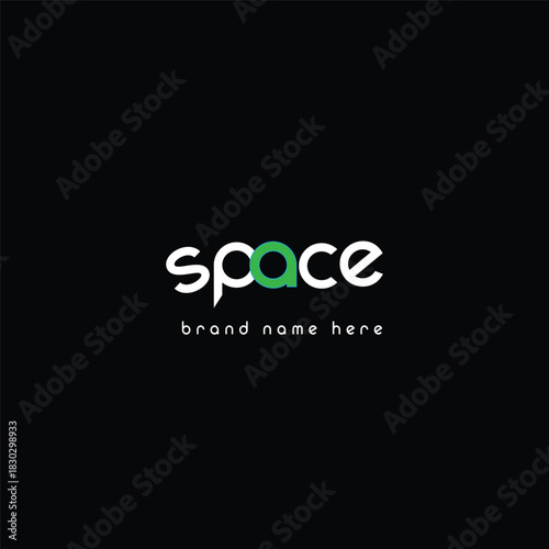 abstract logo design space