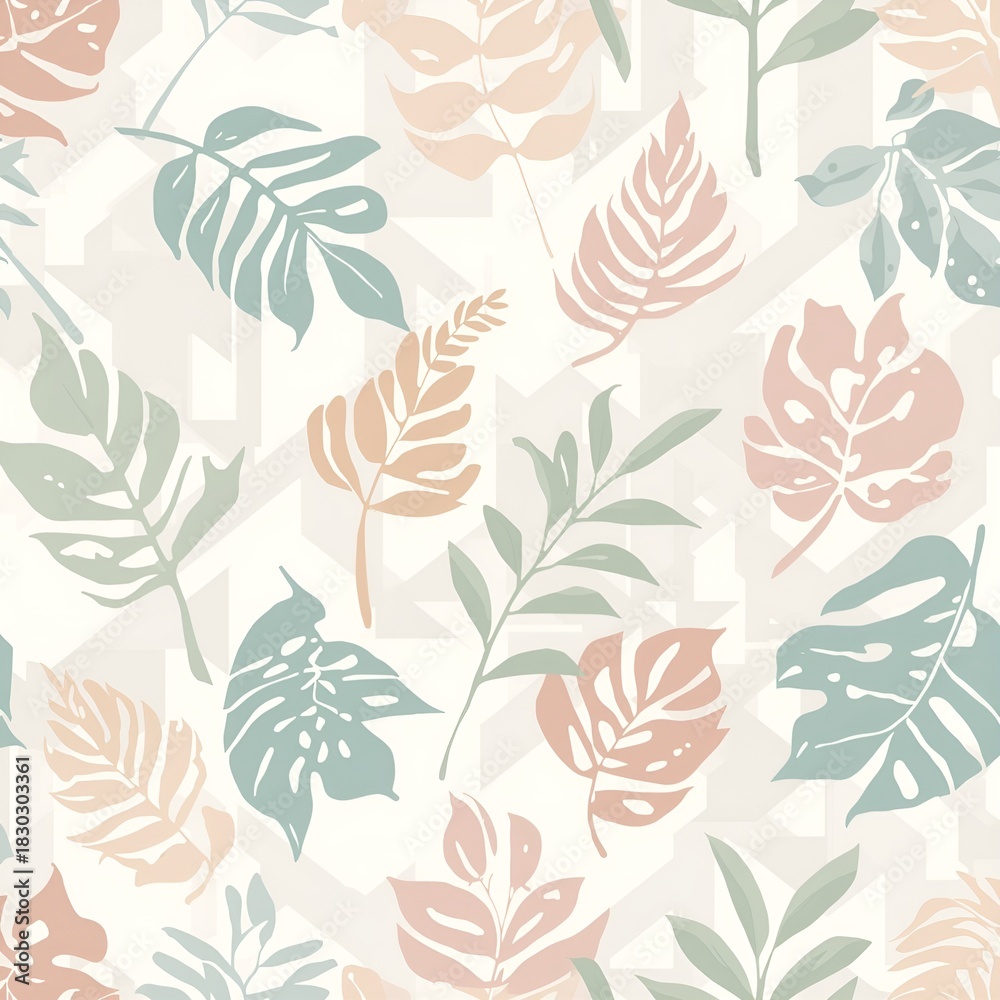 Fototapeta premium seamless pattern with flowers