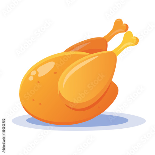 vector illustration of a Fried Chicken