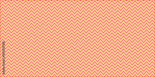 Abstract red and green seamless pattern. Candy cane zigzag stripes background. Christmas repeating decoration wallpaper. Vector eps10