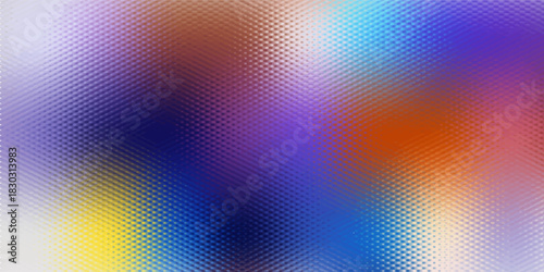 beautiful abstract mosaic background with vibrant retro colors illustration