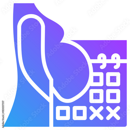 Maternity leave icon for employment, business, website, application, printing, document, poster design, etc