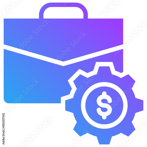 Job management icon for employment, business, website, application, printing, document, poster design, etc