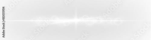 A sharp white beam stretches forward with crystal clarity and soft shimmer accents. Its bright glow adds clean energy and refined motion. Perfect for modern lighting compositions. PNG.