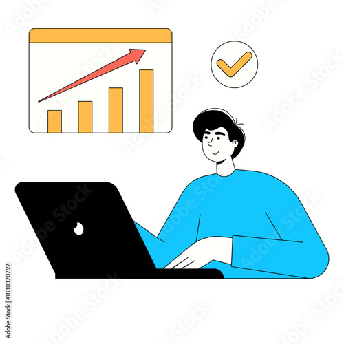 Digital Business Concept Illustration