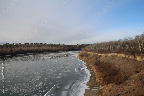 the river in the winter, William Hawrelak Park, Edmonton, Alberta