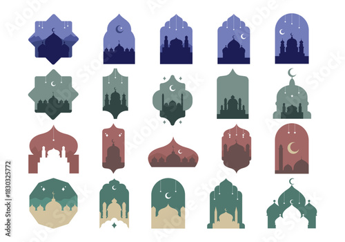 Ramadhan Mosque Decoration Element