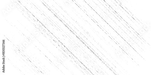 Abstract texture grunge made of diagonal streaks and distressed lines, black ink on a white background. grunge scratch patterns, chaotic linear noise. dirty monochrome pattern of the old worn surface.