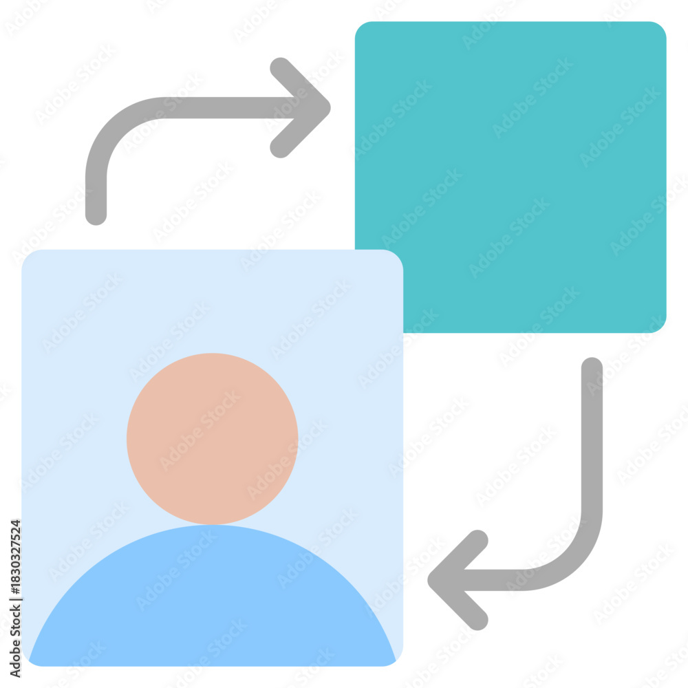 Fototapeta premium Transition Icon