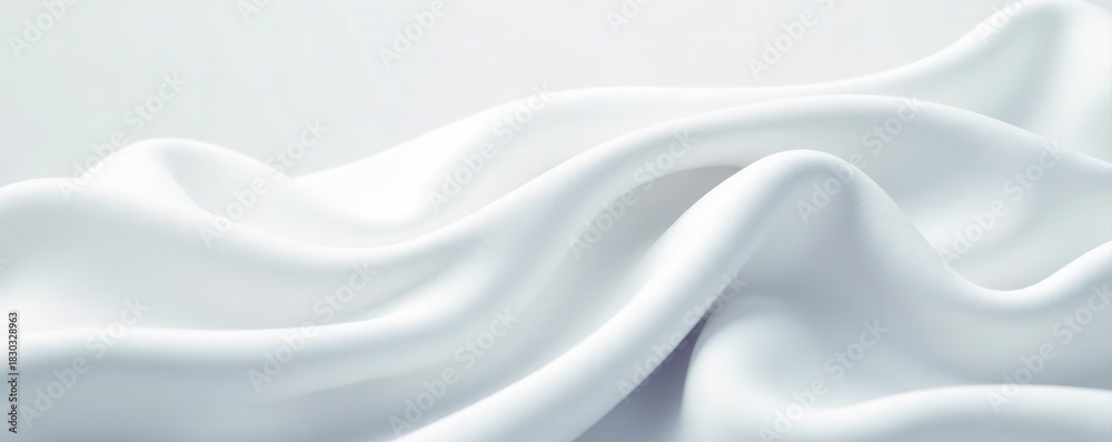 Fototapeta premium Velvety smooth, almost imperceptible texture; pristine white hue , visual, mockup