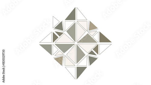 abstract triangle background