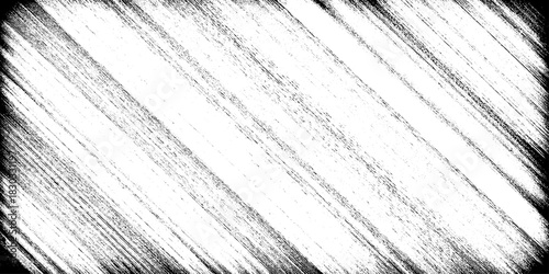 Abstract texture grunge made of diagonal streaks and distressed lines, black ink on a white background. grunge scratch patterns, chaotic linear noise. dirty monochrome pattern of the old worn surface.