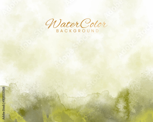Abstract colorful watercolor for background. Digital art painting. Design for your date, postcard, banner, wedding invitation card.