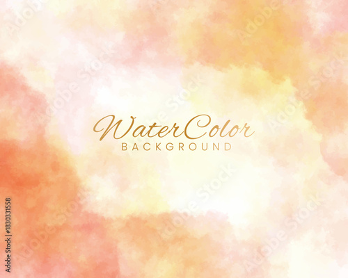 Abstract colorful watercolor for background. Digital art painting. Design for your date, postcard, banner, wedding invitation card.