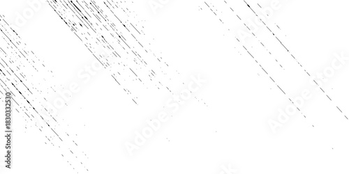 Abstract texture grunge made of diagonal streaks and distressed lines, black ink on a white background. grunge scratch patterns, chaotic linear noise. dirty monochrome pattern of the old worn surface.