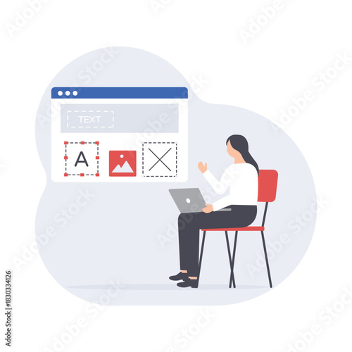 Web Banner Flat Vector Illustration EPS 10 File