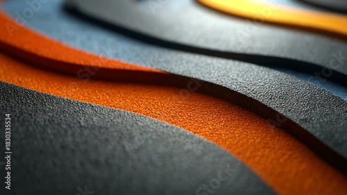 Intricate Wavy Texture Transition with Gradient Hues: A Serene Visual Journey