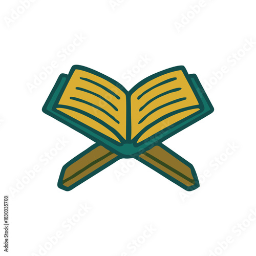 open book with yellow pages