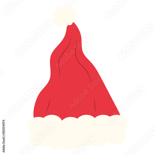 Christmas Santa Hat Illustration