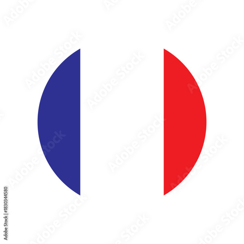 france flag button icon