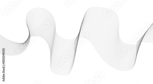 Seamless pattern with waves Abstract white paper wave background, Abstract wave element for design. Digital frequency track equalizer.