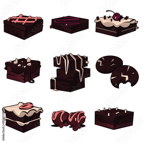 brownie vector