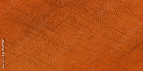 Vintage brown and orange leather texture pattern with an aged, rough surface and dark wooden backdrop