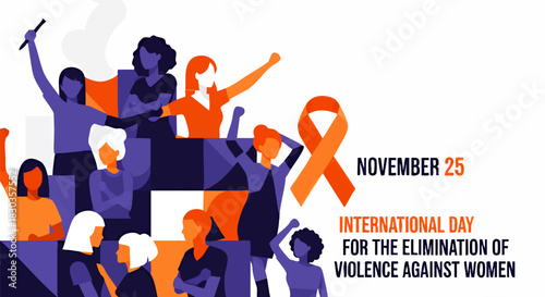 International Day for the Elimination of Violence Against Women Illustration
