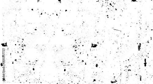 Grunge background black and white. Background of cracks, scuffs, chips, stains, ink spots, lines. 