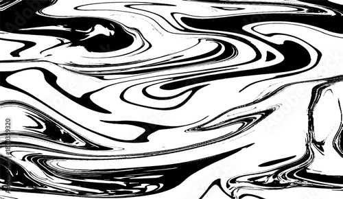 Beautiful abstract black painting techniques drawing, stylish combination of natural luxury. Contemporary art of morming.
