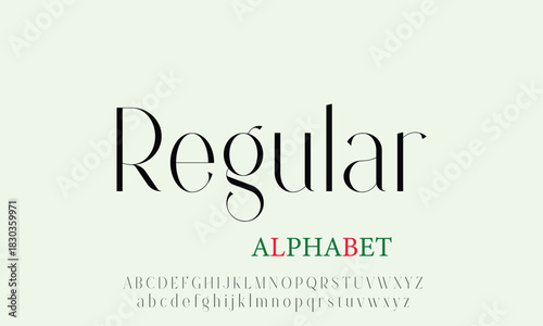 Sorrelia Demo alphabet letters font for logo